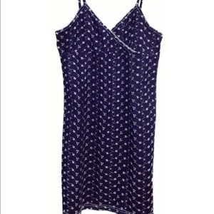 Summer dress spaghetti straps embroidered cotton